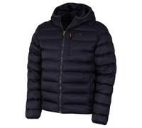 (L, Navy/Navy) Calvin Klein Mens San Gabriel Woven Jacquard Padded Jacket