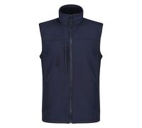 (L, Navy/Navy) Regatta Mens Flux Softshell Body Warmer