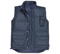 Portwest Men's Classic Bodywarmer Jacket Workwear in Navy | Size: Large Portwest Navy L