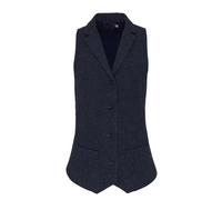 (L, Navy) Premier Womens/Ladies Herringbone Waistcoat