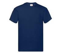 Fruit of the Loom Men's Original Short Sleeve T-Shirt in Navy | Size: Large Fruit Of The Loom Navy L