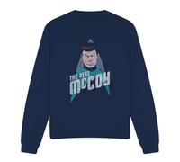(L, Navy) Star Trek Unisex Adult The Real McCoy Sweatshirt