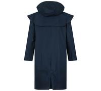 (L, Navy) Stockman Mens Full Length Rain Coat