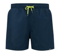 (L, Navy/Wild Lime) Regatta Mens Mawson II Swim Shorts