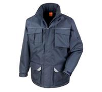 (L, Navy) WORK-GUARD by Result Mens Sabre Coat