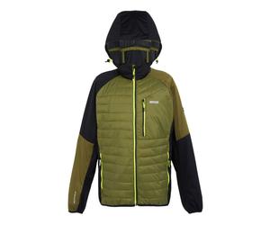 (L, Nephrite Green/Black) Regatta Mens Andreson Pro Hybrid Jacket
