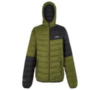 (L, Nephrite Green/Black) Regatta Mens Hillpack III Hooded Active Padded Jacket