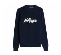 (L, Night Navy) Tommy Hilfiger Mens Embroidered Logo Sweatshirt