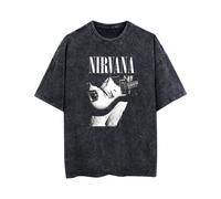 (L) Nirvana Guitar Vintage T-shirt