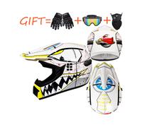 (L, NO3) Motor Bike Helmet Safety Kask Windshield For Motorcycle Motocross Kask