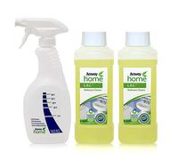 L.O.C. Bathroom Cleaner Pack 3-500 ml + Bottle with Spray Gun Its concentrated formula dissolves soap marks effortlessly, and makes it shine quickly.