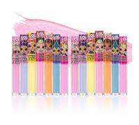 L.O.L Surprise! 14pc Lip Gloss for Girls Lol Lip Gloss Set Value Pack 14 Assorted Fruit Flavored Lip Glosses Non Toxic Kid Friendly Party Favors