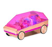L.O.L. Surprise! 3-in-1 Party Cruiser Car - with Surprise Pool, Dance Floor & Magic Black Lights, Rose Gold with Pink Trim, Fits L.O.L. Surprise! & OMG Dolls - Collectable, Great Gift for Girls Age 4+