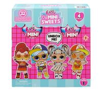 L.O.L. Surprise! 4-Pack Mini Sweets Dolls #1 with 32 Surprises Candy Themed Accessories - Collectible Paper Packaging