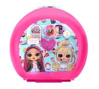 L.O.L. Surprise! 576044EUC LOL Surprise OMG World Travel Closet On-The-Go-Rolling Storage Case Backdrops-Fits 4 Fashion Doll