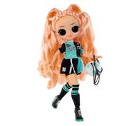 L.O.L. Surprise! 579793EUC LOL OMG Sports Fashion Doll Kicks Babe-Football Super Star Includes 20 Surprises & Accessories-Collectable-Suitable for Kids from 4 Years, Black,blue