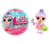 L.O.L. Surprise! All-Star Sports Vault Collection Tots - Includes 1 Doll, Blind Packaging, 12 Dolls to Collect, Unbox 8 Accessories, Ideal Present for Kids Ages 4+, Pink