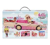 L.O.L. Surprise! Car-Pool Coupe - Toy Vehicle Playset with Included Doll, Pool Feature and Dance Floor, For Children Ages 4+ Years