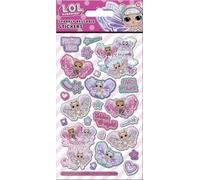 L.O.L. Surprise! Fairy Sparkly Reusable Foil Stickers | Official Licensed Product | Reusable on Non-Porous Surfaces | Girls, Unisex | Age 3+ | Birthday Gifts, Party Bags, Arts & Crafts, Scrapbooking