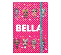 L.O.L. Surprise! Journal Notebook - Personalised Secret Diary For Girls - Add Your Name - Pink LOL Note Book - Writing Pad - 96 Pages - Customised Gifts