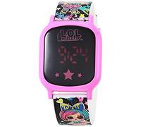 L.O.L. Surprise! LOL Girls' Quartz Watch with Silicone Strap, Multicolor, 13 (Model: LOL4338AZ)
