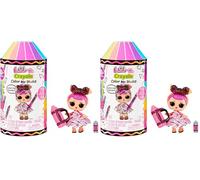 L.O.L. Surprise! Loves CRAYOLA - Colour Me Studio with Collectible Tot - Over 30 Surprises including Doll, Paper Dresses and 4 Crayons - Art Studio Playset in Crayon Capsule Packaging - For Ages 3+