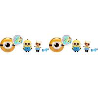 L.O.L. Surprise! Loves Minions Tots - Includes 1 Doll, Comes with Fashions and Accessories, Minion-Inspired Ball, Blind Packaging, Collect All 6 Dolls (Pack of 2)
