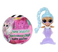 L.O.L. Surprise! Mermaids Makeover Magic Baby Sisters - Colour-Changing Mermaid Tail with Shell Display Ball, 6 Dolls to Collect - for Ages 4+ Years
