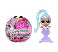 L.O.L. Surprise! Mermaids Makeover Magic Baby Sisters - Colour-Changing Mermaid Tail with Shell Display Ball, 6 Dolls to Collect -