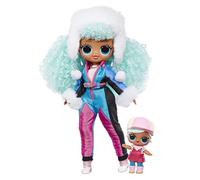 L.O.L. Surprise, O.M.G. Winter Chill ICY Gurl Fashion Doll & Brrr B.B. Doll with 25 Surprises