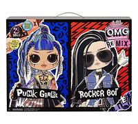 Box Broken Box 2 Dolls 25cm Punk Grrrl & Rocker Boi Remix O. M.G.Fashion Doll