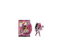 L.O.L. Surprise! OMG Remix Rock METAL CHICK Fashion Doll with 15 Surprises Including Electric Guitar, Outfit, Shoes, Hair Brush, Doll Stand,