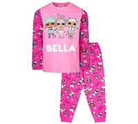 L.O.L. Surprise! Personalised Kids Pyjamas - Pink LOL Surprise Doll Pyjamas - 100% Cotton Sleepwear - Official LOL Surprise Merchandise - 5/6 Years