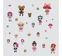 L.O.L. Surprise! RoomMates RMK3888SCS Peel and Stick Wall Decals, age- kid