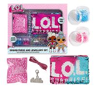 L.O.L. Surprise ! Sequin Purse and Jewellery Making Kit for Girls Lol Dolls Confetti Pop Diva Rocker Mc Swag