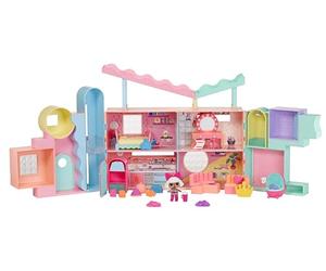 L.O.L. Surprise Squish Sand Magic House with Tot Diva - Playset with Collectible Doll, Squish Sand, Surprises and Accessories - Great for Girls Age 4+