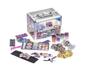 L.O.L. Surprise! Train Case Cosmetic Makeup Set Includes Lip Gloss, Eye Shimmer, Nail Polish, Hair Accessories & more, Perfect for Parties, Sleepovers & Makeovers, Ages 5+, By Townley Girl