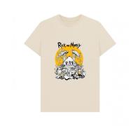 (L, Oat) Rick And Morty Unisex Adult Rest And Ricklaxation T-Shirt