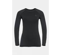 L Odlo Womens Performance Warm Eco Long Sleeve Base Layer Top Black Size