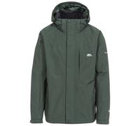(L, Olive) Trespass Mens Waterproof Jacket Hooded Edwards II