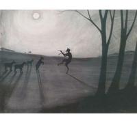 L on Spilliaert Faun by Moonlight 1900 - Canvas Print On A Wooden Frame - Perfect Picture For Wall Decoration