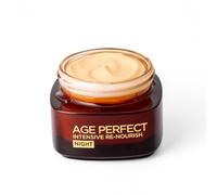 L?Or?al Paris Age Perfect Intensive Re-Nourish Night Cream 50+, Restores Skin Barrier Function, Moisturises and Smooths Skin, Manuka Honey and Calcium