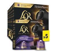 L’OR BARISTA Double Lungo Profondo XXL Aluminium Coffee Capsules (5 X 10 Pods) Intensity 8