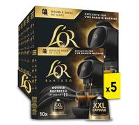L’OR BARISTA Double Ristretto XXL Aluminium Medium Roast Coffee Capsules (5 X 10 Pods) Intensity 11