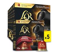 L’OR BARISTA Double Splendente XXL Aluminium Coffee Capsules (5 X 10 Pods) Intensity 7