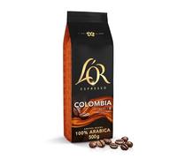 L’OR Colombia Coffee Beans 500g - 100% Arabica Whole Bean Coffee, Rich & Balanced Taste