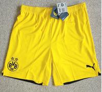 L or XXL BVB BORUSSIA DORTMUND Cyber Yellow PUMA Football SHORTS 759078 01 Mens