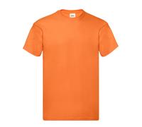 (L, Orange) Fruit Of The Loom Mens Original T-Shirt