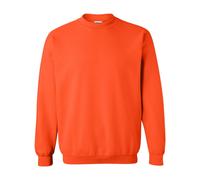 (L, Orange) Gildan Heavy Blend Unisex Adult Crewneck Sweatshirt