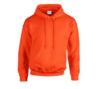 (L, Orange) Gildan Unisex Adult Heavy Blend Hoodie